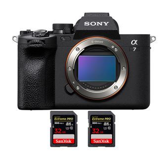 Sony Alpha 7 IV Corpo + 2 SanDisk 32GB Extreme PRO UHS-II SDXC 300 MB/s + PDF 15 Técnicas para Melhorar as suas Fotografias - 1