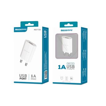 Adaptador de Corrente USB Modorwy MA1124 - Branco - 1