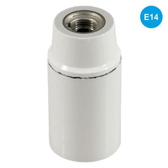 Casquilho para Lâmpada E14 - Branco - 1