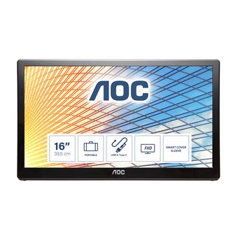 Monitor AOC E1659FWU | 12 ms | 60 Hz | 15.6" | C - 1
