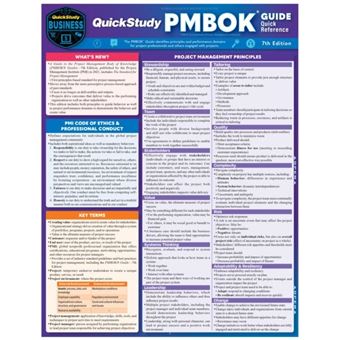 Quickstudy Pmbok Quick Reference Guide - 1