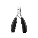 Cortador de Unhas Orysin | Aço inox cirúrgico preto | correção e apoio corporal