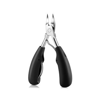 Cortador de Unhas Orysin | Aço inox cirúrgico preto | correção e apoio corporal - 1