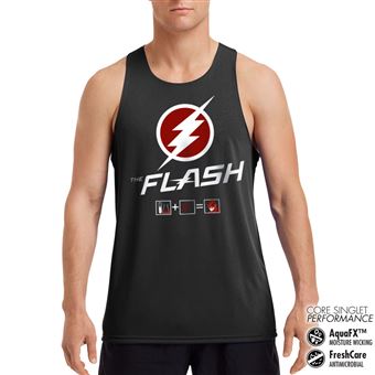 Camisola de Alças para Desporto The Flash Riddle | Preto | XXL