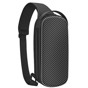 Bolsa protetora transversal V-REEL para Steam Deck | Nintendo Switch | Switch OLED - Padrão de fibra de carbono - 1