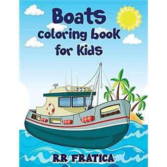Boats Coloring Book For Kids - 1