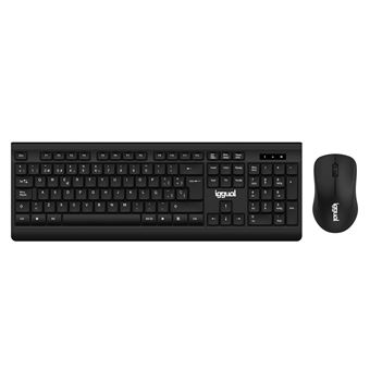 Teclado Wireless + Rato iggual IGG317600 | Preto - 1