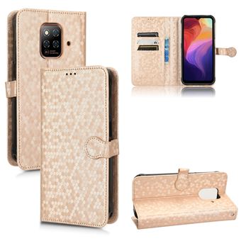 Capa FOXDOCK para Ulefone Power Armor 14/Armor 14 Pro | Fecho Magnético | TPU Macio | Compartimentos para Cartões | Dourado - 1