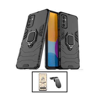 Kit G4M Vidro Temperado Ceramica Full Cover + Capa de Proteção Militar Magnética + Suporte de Carro Magnético L para Samsung Galaxy A13 5G - 1