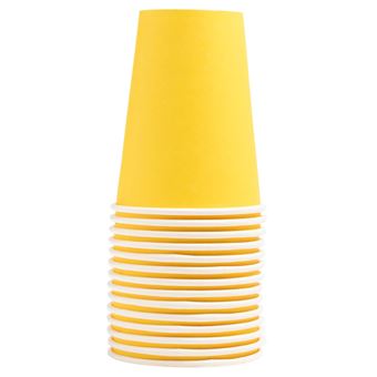 Copo Descartável PRONAPPE 89119I | Amarelo - 1