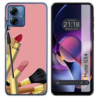 Capa de silicone TUMUNDOSMARTPHONE para Motorola Moto G54 5G | desenhos pincéis - 1