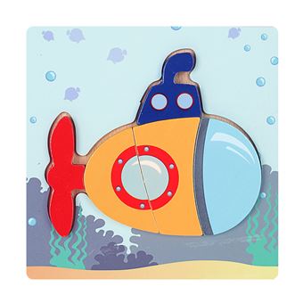 Puzzle Zhishangs Infantis 3D Mergulhando #KM168 | 5 Peças - 1