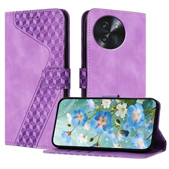 Capa FOXDOCK para Doogee Note 59 com Fecho Magnético | Resistente a Impactos e Quedas | Compartimentos para Cartões | Roxo - 1