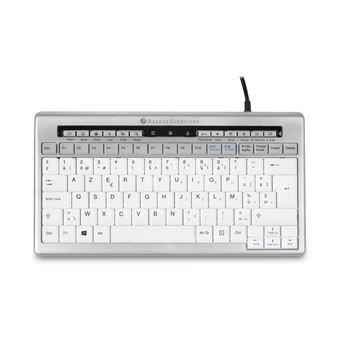 Teclado com Fios BakkerElkhuizen S-board 840 | Idioma: Inglês UK | Cinzento claro, Branco - 1