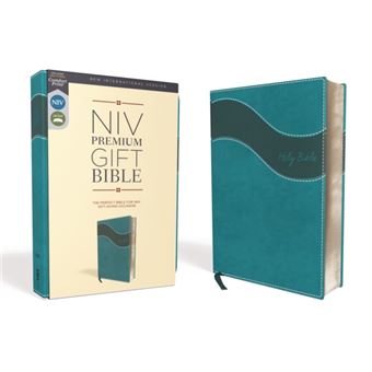 Niv Premium Gift Bible Leathersoft Teal Red Letter Comfort Print  The Perfect Bible For Any Giftgiving Occasion - 1