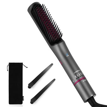 Escova Alisadora de Cabelo Iônica Aigostar Tessa com 5 Ajustes de Calor | 130?-210? - 1