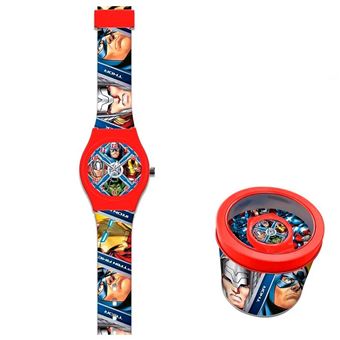 Relógio de Pulso Analógico Avengers com Caixa Metálica - 1