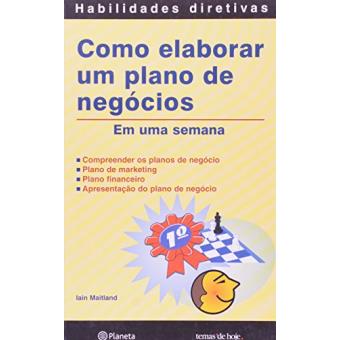 Como Elaborar Um Plano De Negócios Iain Maitland - Cartonado - Iain ...