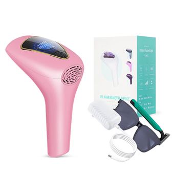 Depiladoras DUDAO AM112 IPL LCD + óculos | rosa - 1
