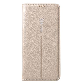 Capa Magunivers PU ranhuras para cartões de lithi Dourado para Samsung Galaxy S10