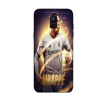 Capa Maniacase para Samsung Galaxy A6 2018 Kylian Mbappe Real Madrid Papel de parede - 1