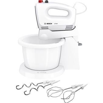 Batedeira Bosch MFQ2600G | 4 Velocidades | 375 W | Branco - 1