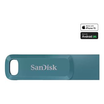 Unidade de Memória Usb SanDisk Ultra Dual Drive Go | Turquesa - 1