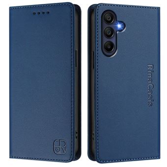 Capa Carteira Magnética ZURSANA para Samsung Galaxy A17/A26 com Porta-Cartões | Couro PU | Bloqueio RFID | Azul-marinho - 1