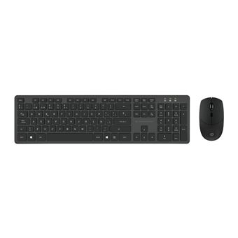 Teclado Wireless + Rato Conceptronic ORAZIO01ES | Idioma: Espanhol | Preto - 1