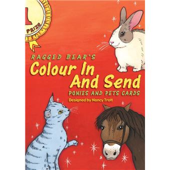 Ragged Bear'S Colour In And Send Ponies And Pets Cards - 1