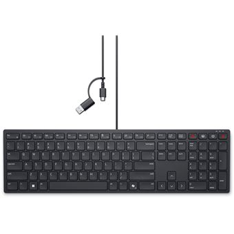 Teclado com Fios DELL Teclado de colaboração com fios Pro — KB525C - português (QWERTY) | Idioma: Português | Preto - 1