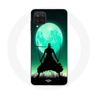 Capa Maniacase para Samsung Galaxy A12 Roronoa Zoro Espada Tripla Lua Cheia - 1