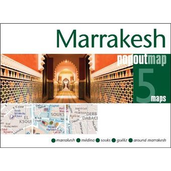 Marrakesh Popout Map  Pocket Size Pop Up City Map Of Marrakesh By Heartwood Publishing - 1