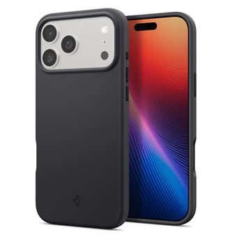 Capa para Telemóvel Spigen Silicone Fit (MagFit) | Preto - 1