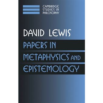 Papers in Metaphysics and Epistemology - Hardback - 1999 - 1