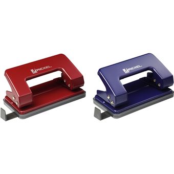 Furador Rexel Student 2 Hole | Azul, Vermelho - 1