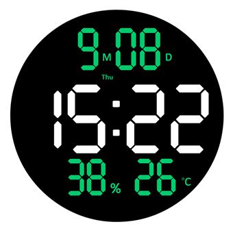Relógio Despertador Digital SANDA SD-4125 | Preto - 1