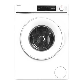 Máquina de Lavar Roupa Sharp ES-NFA714BWNNA | 7 Kg | 1400 RPM | A | Branco - 1