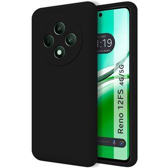 Capa de Silicone líquido TUMUNDOSMARTPHONE ultramacio para Oppo Reno 12FS 4G / 12 FS 5G preta - 1