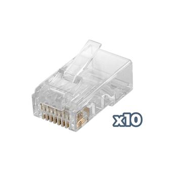 Módulo Keystone Phasak Conector RJ45 Cat.6 UTP 23AWG sólido - PHK 45C6 | Branco - 1