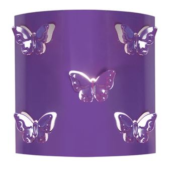 Candeeiro de Parede Tosel Papillon | 22 cm | 1 Luzes - Roxo - 1