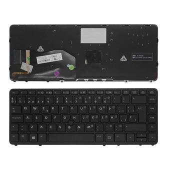 Teclado para Computador Portátil HP Elitebook 840 G1 850 G1 840 G2 Series 730794-071 - 1