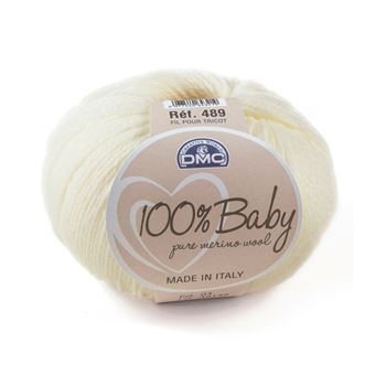 Fio de Lã DMC 100% Baby 489/03 | 50G | Branco - 1
