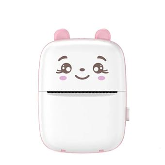 Mini Impressora Térmica OnLike Gatinho - Rosa - 1