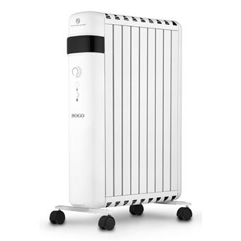 Radiador sem Óleo Sogo CAL-SS-18485 | Branco - 1