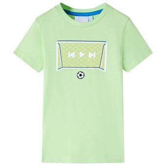 T-shirt infantil | vidaXL | verde-lima 92 | 1,5 a 2 anos - 1