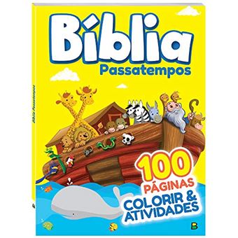 Colorir & Atividades: Bíblia - Passatempos (100 Págs.) - 1