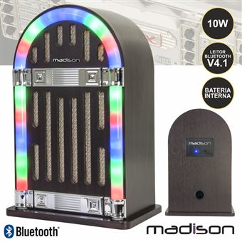 Jukebox Madison Com Leitor Bluetooth Bat 10W - 1