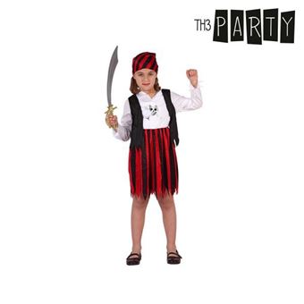 Disfarce para Crianças Th3 Party Pirata Vermelho 10-12 anos - 1