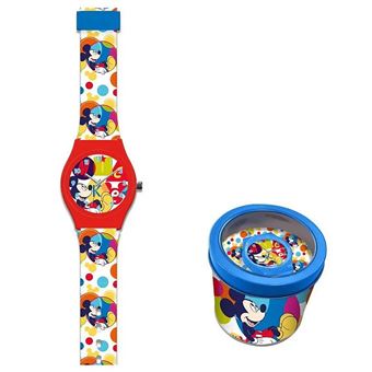 Relógio de Pulso Analógico Disney Mickey Mouse com Caixa Metálica - 1
